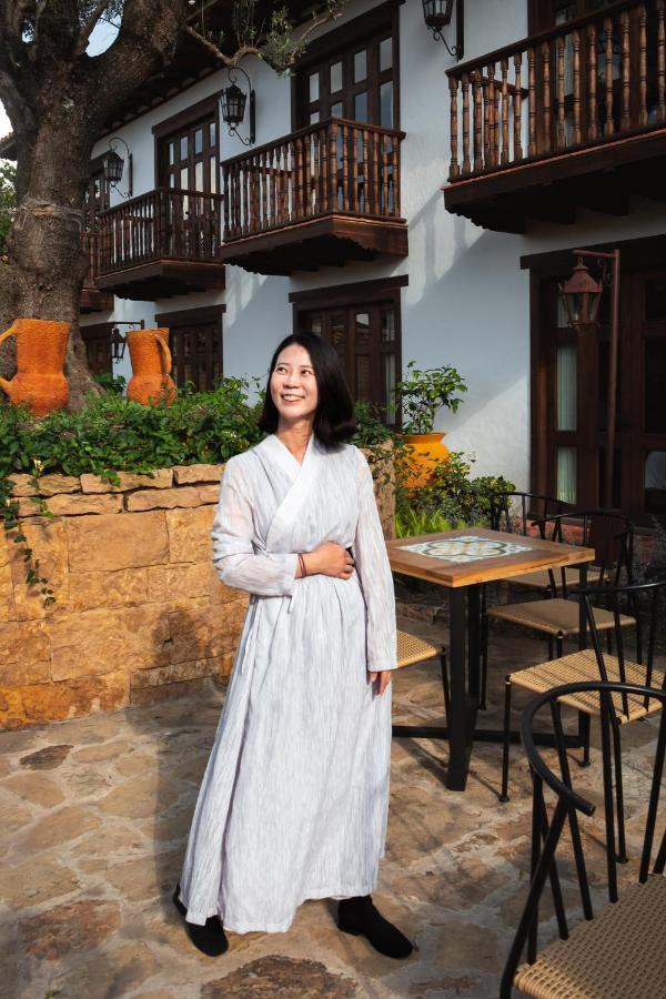 Hotel Casa Alcestre Villa de Leyva Bagian luar foto
