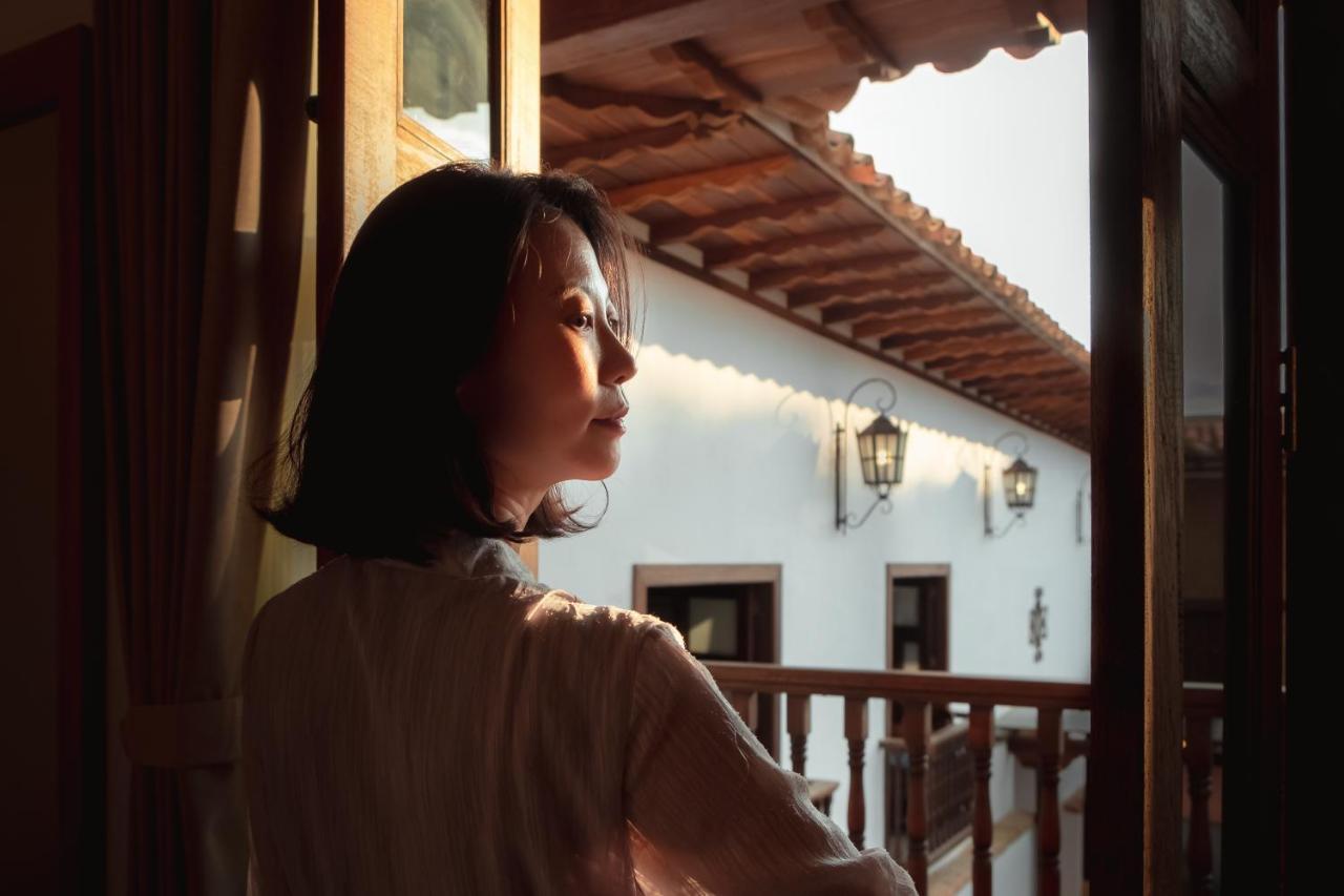 Hotel Casa Alcestre Villa de Leyva Bagian luar foto