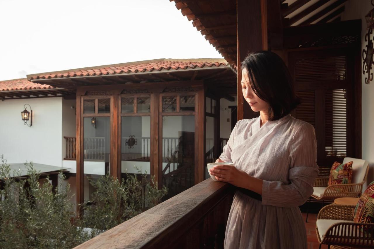 Hotel Casa Alcestre Villa de Leyva Bagian luar foto